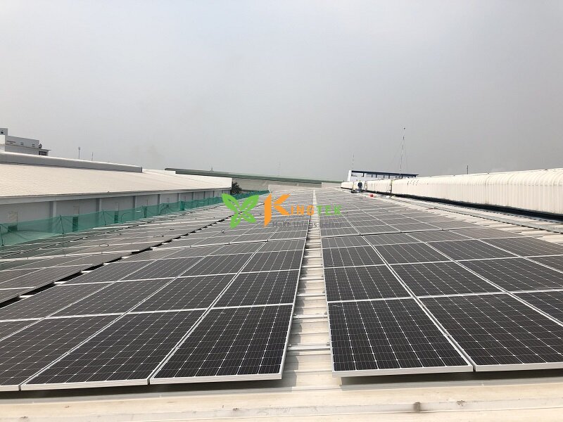 Hệ thống điện mặt trời hòa lưới công suất 548,64 kWp tại Long An