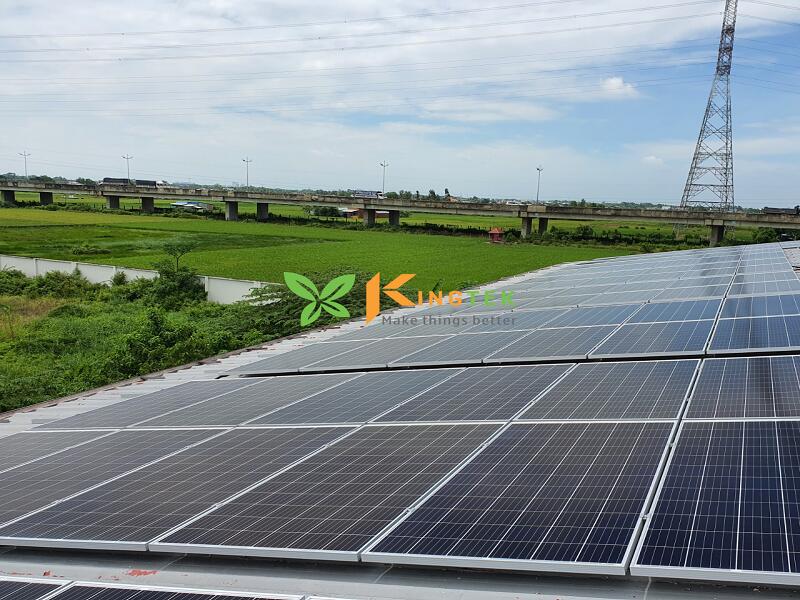 Hệ thống điện mặt trời hòa lưới công suất 201,6kWp tại Long An