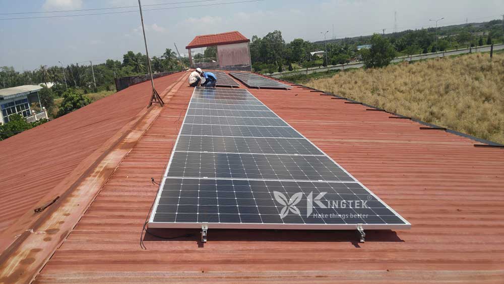 Hệ thống điện mặt trời hòa lưới công suất 15.4 kWp tại Cần Giờ, TP.HCM