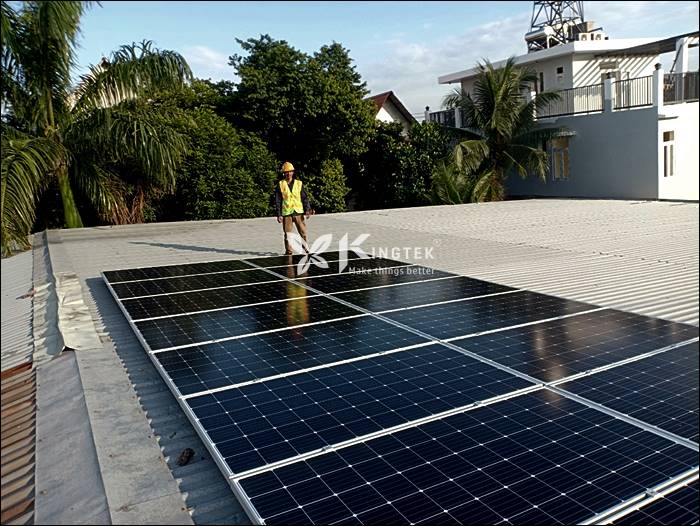 Hệ thống điện mặt trời hòa lưới công suất 6,3 kWp tại Củ Chi, TP.HCM