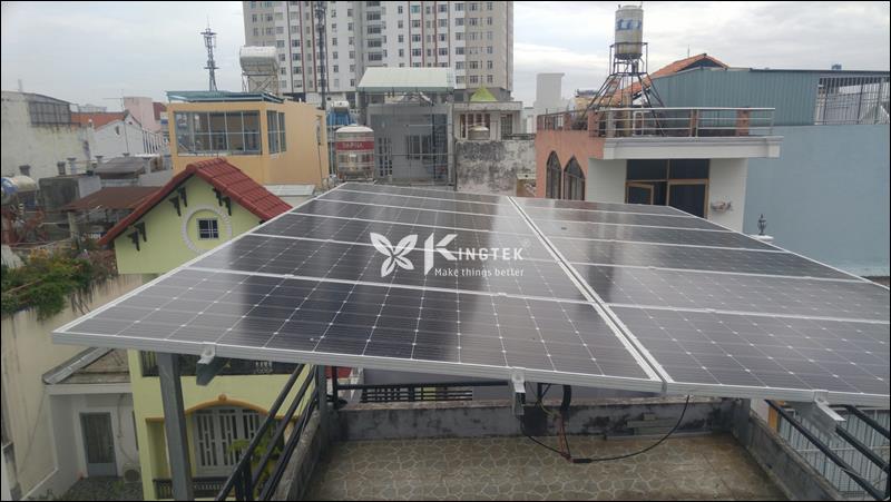 Hệ thống điện mặt trời hòa lưới công suất 77 kWp tại Tân Bình, TP.HCM