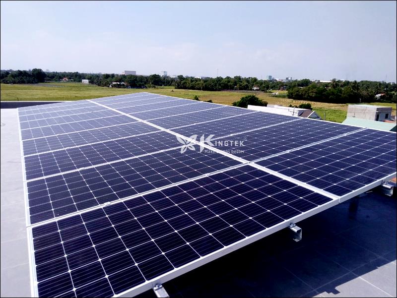 Hệ thống điện mặt trời hòa lưới công suất 6,3 kWp tại Thị Trấn Bến Lứt, Long An